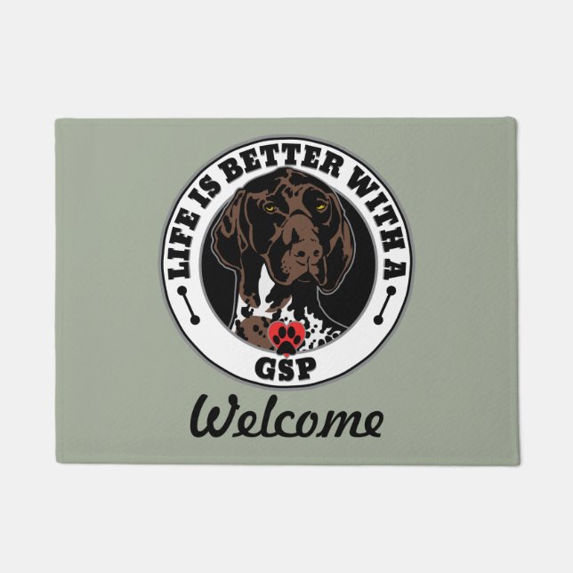 Felpudo La vida personalizada del SGP es mejor con un SGP (Anverso)