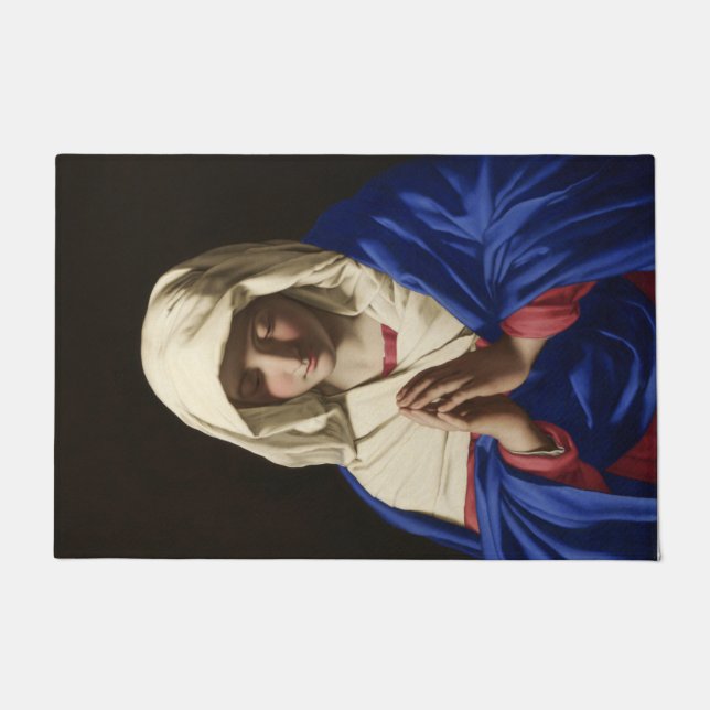 Felpudo La Virgen María en oración (Anverso)