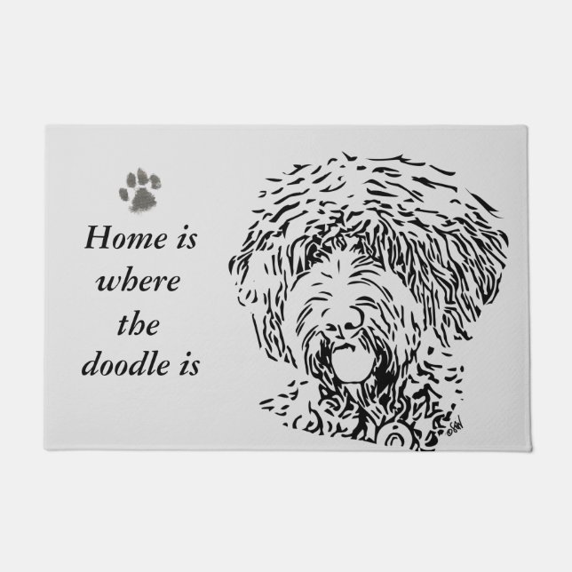 Felpudo Labradoodle australiano (Anverso)