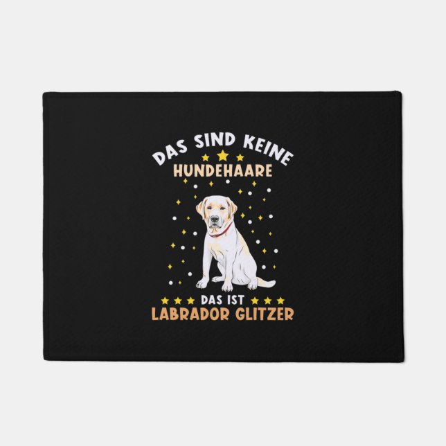 Felpudo Labrador Purpurina (Anverso)