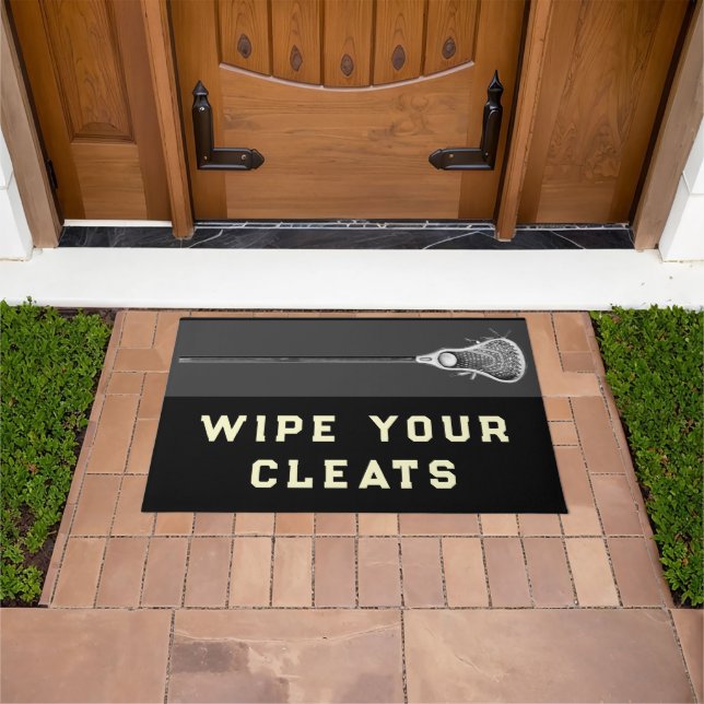 Felpudo Lacrosse Sports Decor Doormat (Exterior)