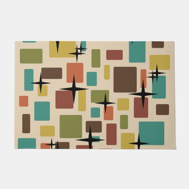 Felpudo Ladrillos desarraigados MCM Multicolorados (Anverso)