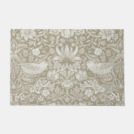 Felpudo Ladrón de fresa Ivory, William Morris