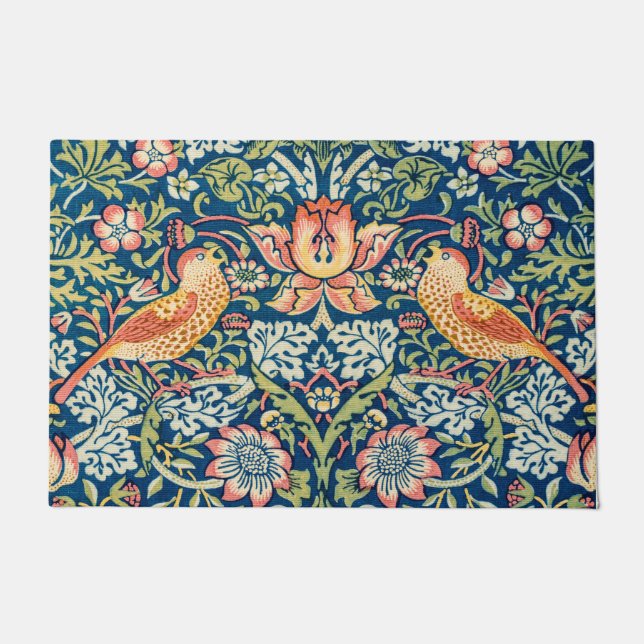 Felpudo Ladrón de fresa, William Morris (Anverso)