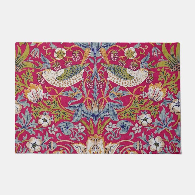 Felpudo Ladrón de fresa, William Morris (Anverso)