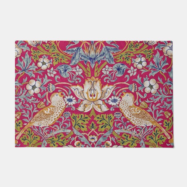 Felpudo Ladrón de fresas, William Morris (Anverso)