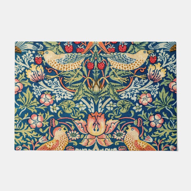 Felpudo Ladrón de fresas, William Morris (Anverso)