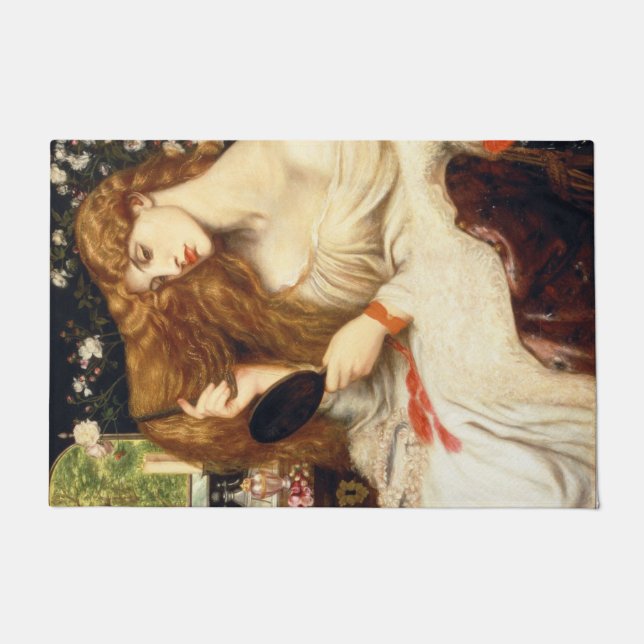 Felpudo Lady Lilith (Belleza asombrosa con el cabello larg (Anverso)