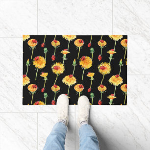 Felpudo Ladybugs y Dandelions Kitchen Sink