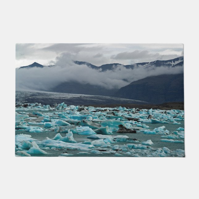 Felpudo Lago glacial Jokulsarlon - Islandia (Anverso)