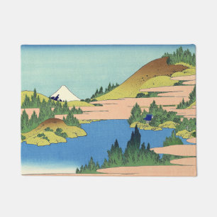 Felpudo Lago Hokusai Hakone en la provincia de Sagami
