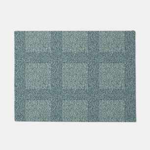 Felpudo Lana Tweedy Gris y Salvia