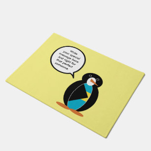 Felpudo Las Bahamas Ms Penguin hablando