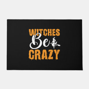Felpudo Las brujas de Halloween son cumpleaños locos