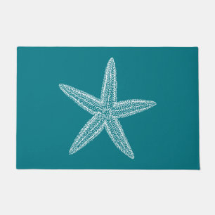 Felpudo Las estrellas de mar modifican el color para