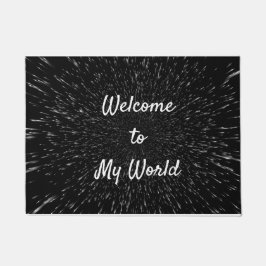 Felpudo Las estrellas del universo dan la bienvenida a mi 