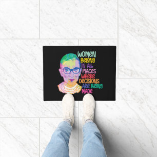 Felpudo Las Mujeres De Ruth Bader Ginsburg Pertenecen En T