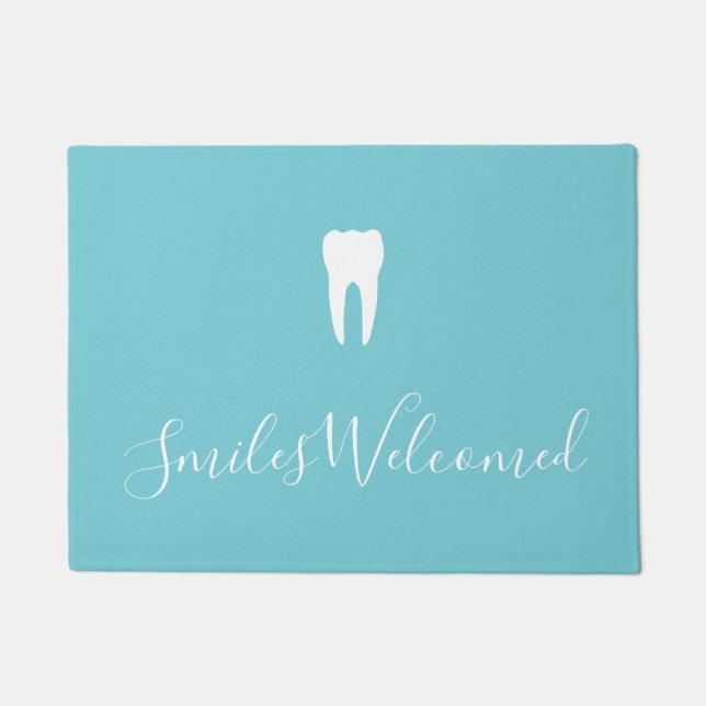 Felpudo Las sonrisas dieron la bienvenida a Floormat (Anverso)