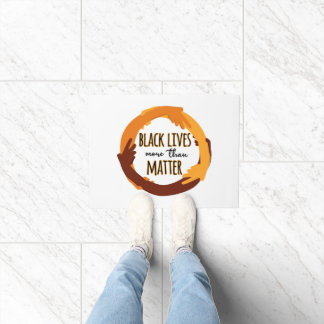 Felpudo Las vidas negras son más que importantes