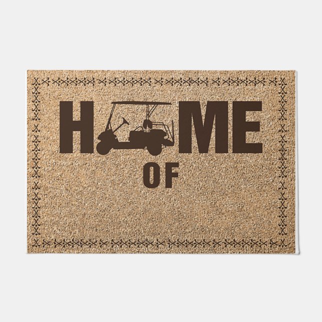 Felpudo Last Name Custom Door Mat - Welcome Mat (Anverso)