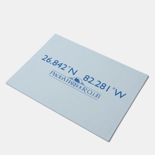 Felpudo Lat/estera de puerta de Lon (Angular)