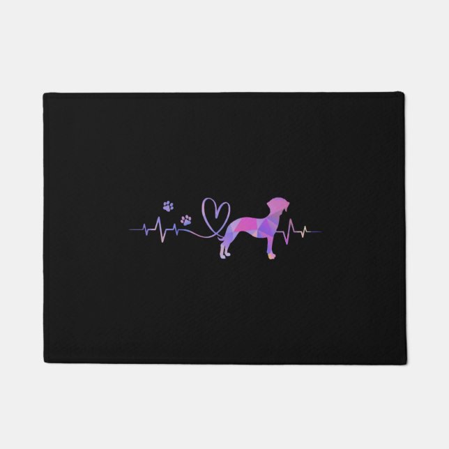 Felpudo Latido de Whippet (Anverso)