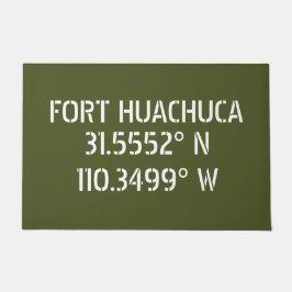 Felpudo Latitud Longitud de Fort Huachuca 