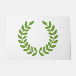 Felpudo Laurel Wreath (Símbolo griego antiguo)