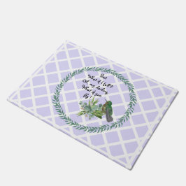 Felpudo Lavender Hummingbird deja Doormat