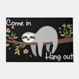 Felpudo Lazy Sloth Welcome Doormat - Indoor