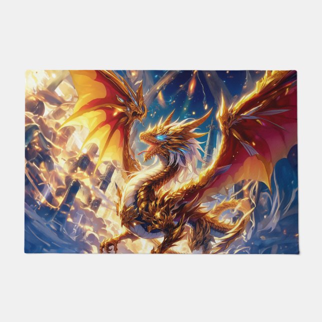 Felpudo Le dragon d'or (Anverso)