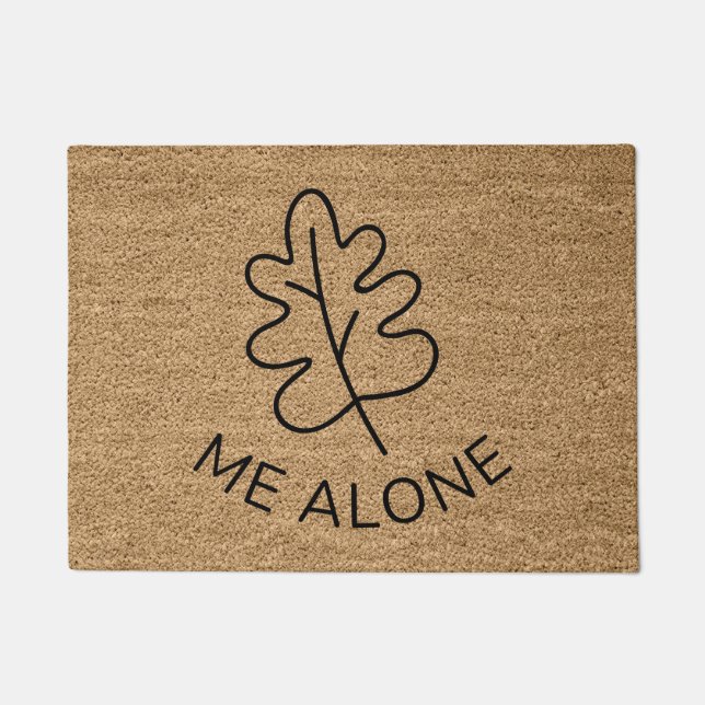 Felpudo Leaf Me Alone (Anverso)