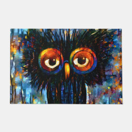 Felpudo Lechuza brillante y sabia