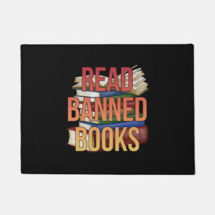 Felpudo Leer libros prohibidos Lector de libros biblioteca