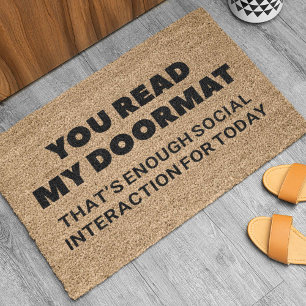 Felpudo Leer mi Doormat
