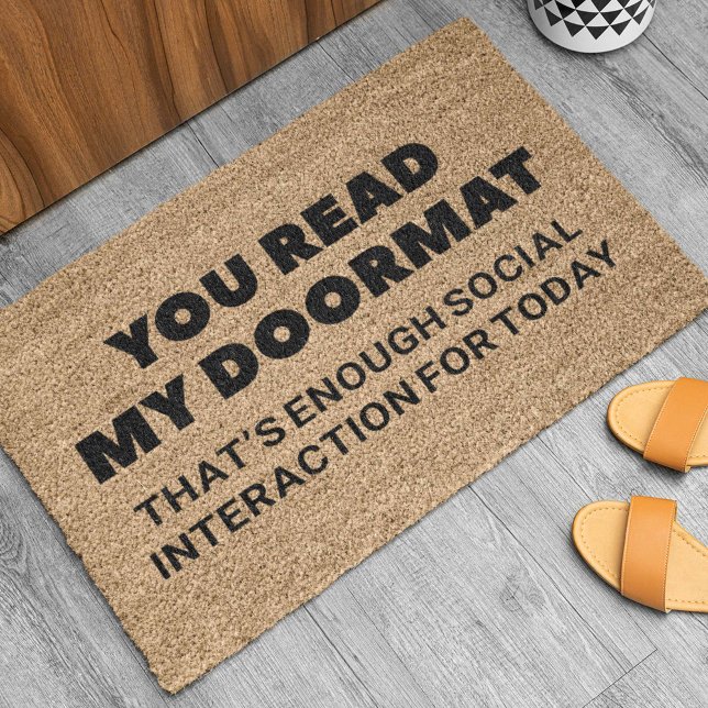 Felpudo Leer mi Doormat (Subido por el creador)