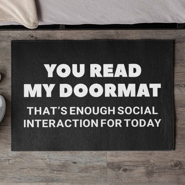 Felpudo Leer mi Doormat (Subido por el creador)