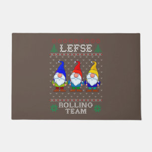 Felpudo Lefse Rolling Team, Navidades Baking Tomte Gnome