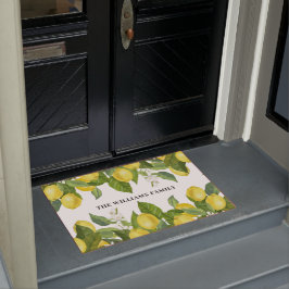 Felpudo Lemon Citrus Family Name Door Mat
