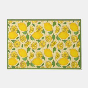Felpudo Lemon Doormat, Lemon Welcome Mat, Spring Decour