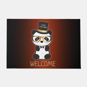 Felpudo Leon The Panda Bear - Bienvenida Panda de Año Nuev