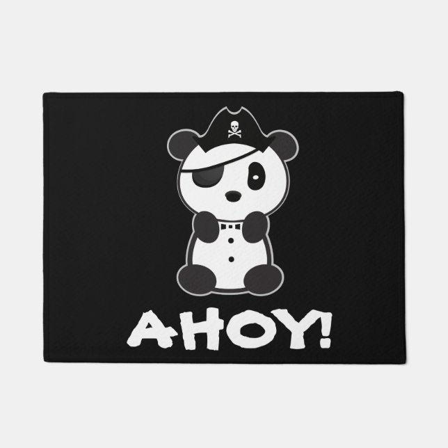 Felpudo Leon The Panda Bear - Pirate Panda (Anverso)