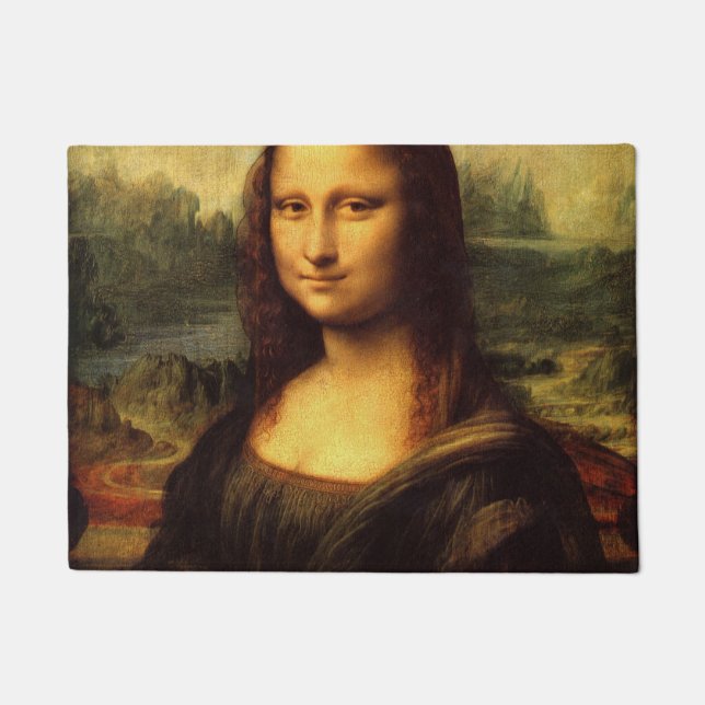Felpudo LEONARDO DA VINCI - Mona Lisa, La Gioconda 1503 (Anverso)
