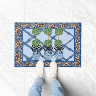 Felpudo Leopard Chinoiserie Ginger Jar jars Doormat Rug