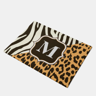 Felpudo Leopardo y cebra