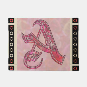 Felpudo Letra a Alfombrilla de auto