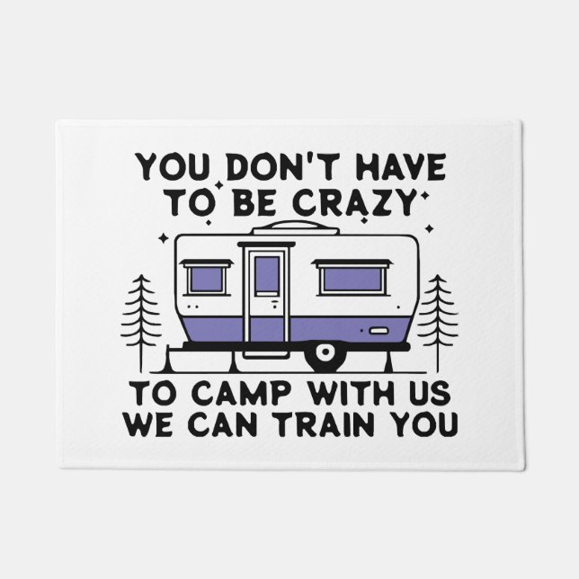 Felpudo Leyenda de camping desde siempre (Anverso)