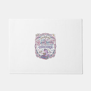 Felpudo Libro de Unicornio Divertido Regalo Diseño