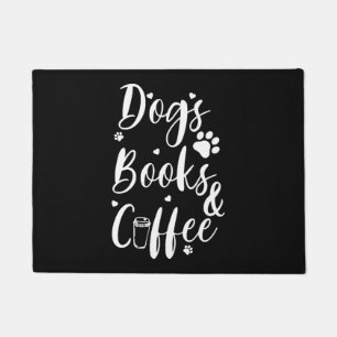 Felpudo Libros de Perros Café Amante de los Perros Gusano