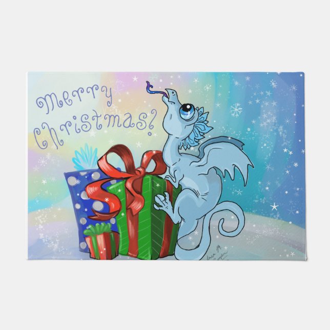 Felpudo lil' Dragon Snowflake (Anverso)